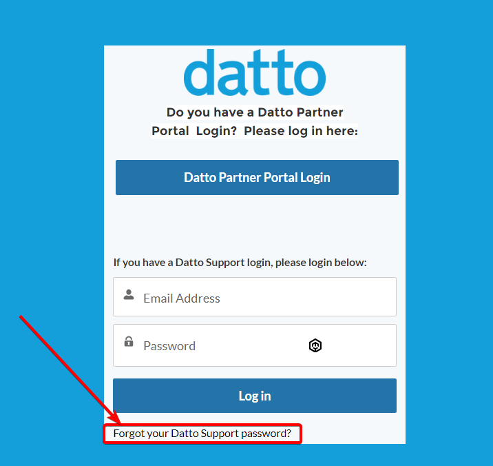 Datto Support Portal Errore 500 In Login Knowledge Base Achab