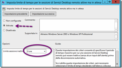 Windows Server 2012: Gestire le sessioni RDP 'abbandonate'