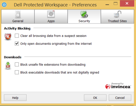 Dell Protected Workspace