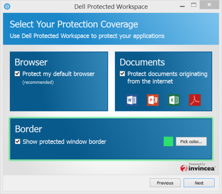 Dell Protected Workspace
