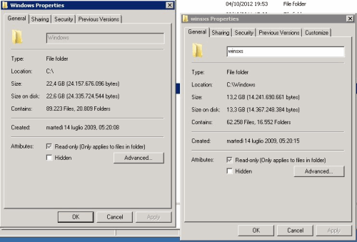 Windows, inutile sprecare 5 GB